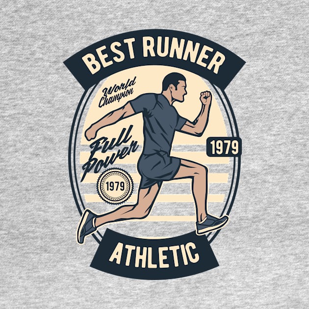 Best Runner Athletic - Full Power by Wheezing Clothes